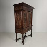 19th Century Carved Colonial Cabinet – Dutch East Indies