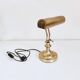 Lampe de bureau banquier en laiton doré