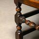 Pair Antique Yorkshire Back Stools / Side Chairs solid Oak, England 18th Ce