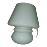 Belle Lampe de Table Champignon Murano Blanc anni60 Mini Mushroom Table Lam