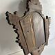 Antique baroque mirror in carved and gilded wood, 19th century