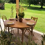 Farmhouse table with shutters