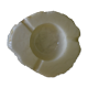 White onyx ashtray
