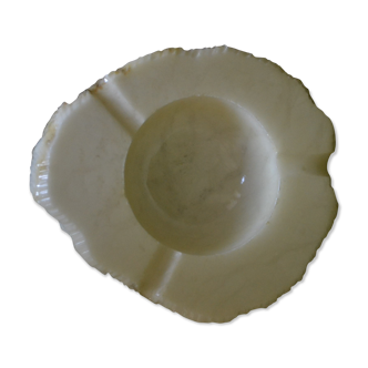 White onyx ashtray