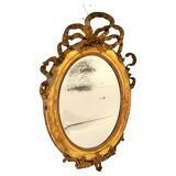 Miroir mural à la feuille d'or du 19ème siècle