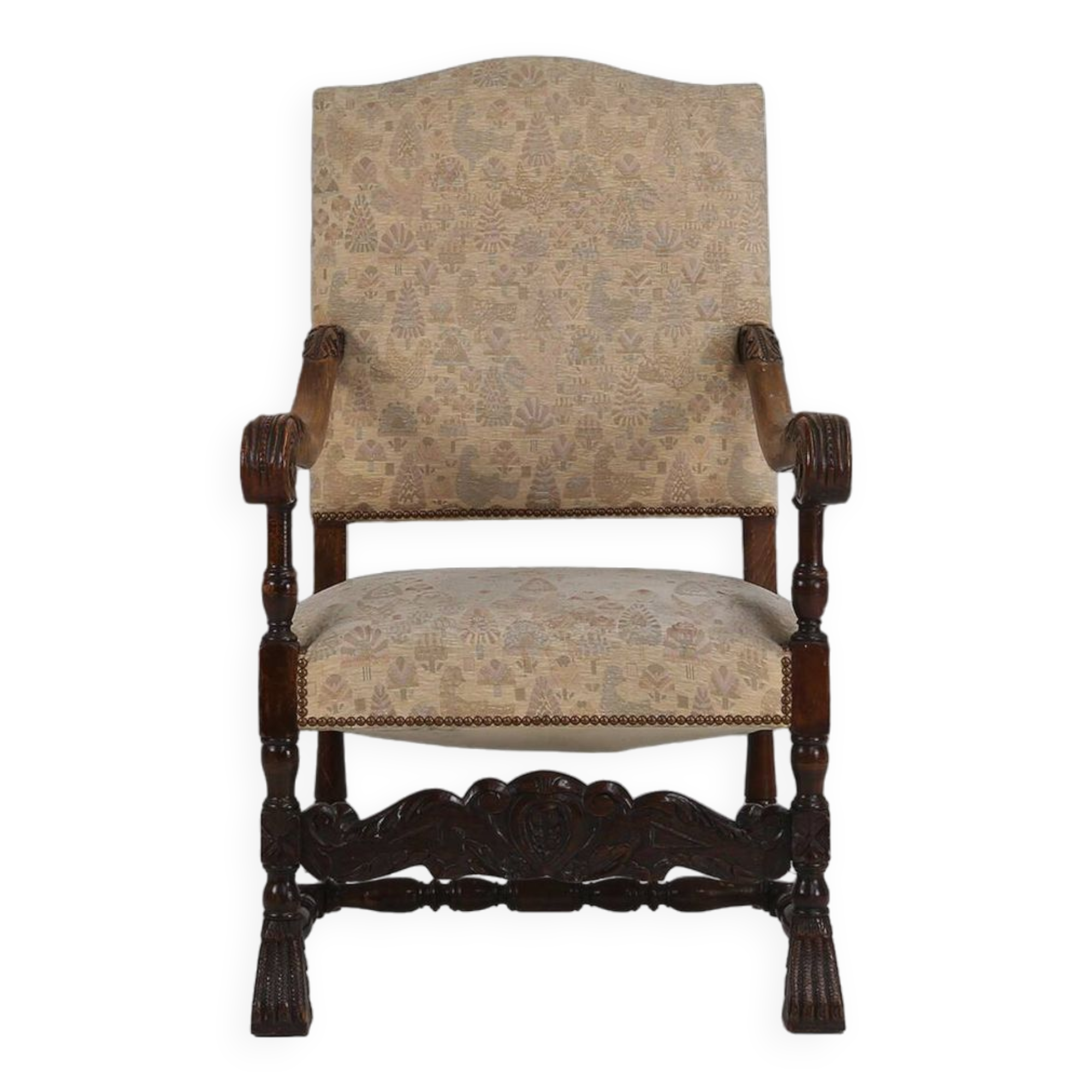 19th century Throne Armchair in Renaissance Style