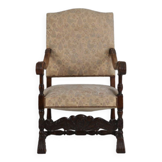 Fauteuil Trône du 19ème siècle de Style Renaissance