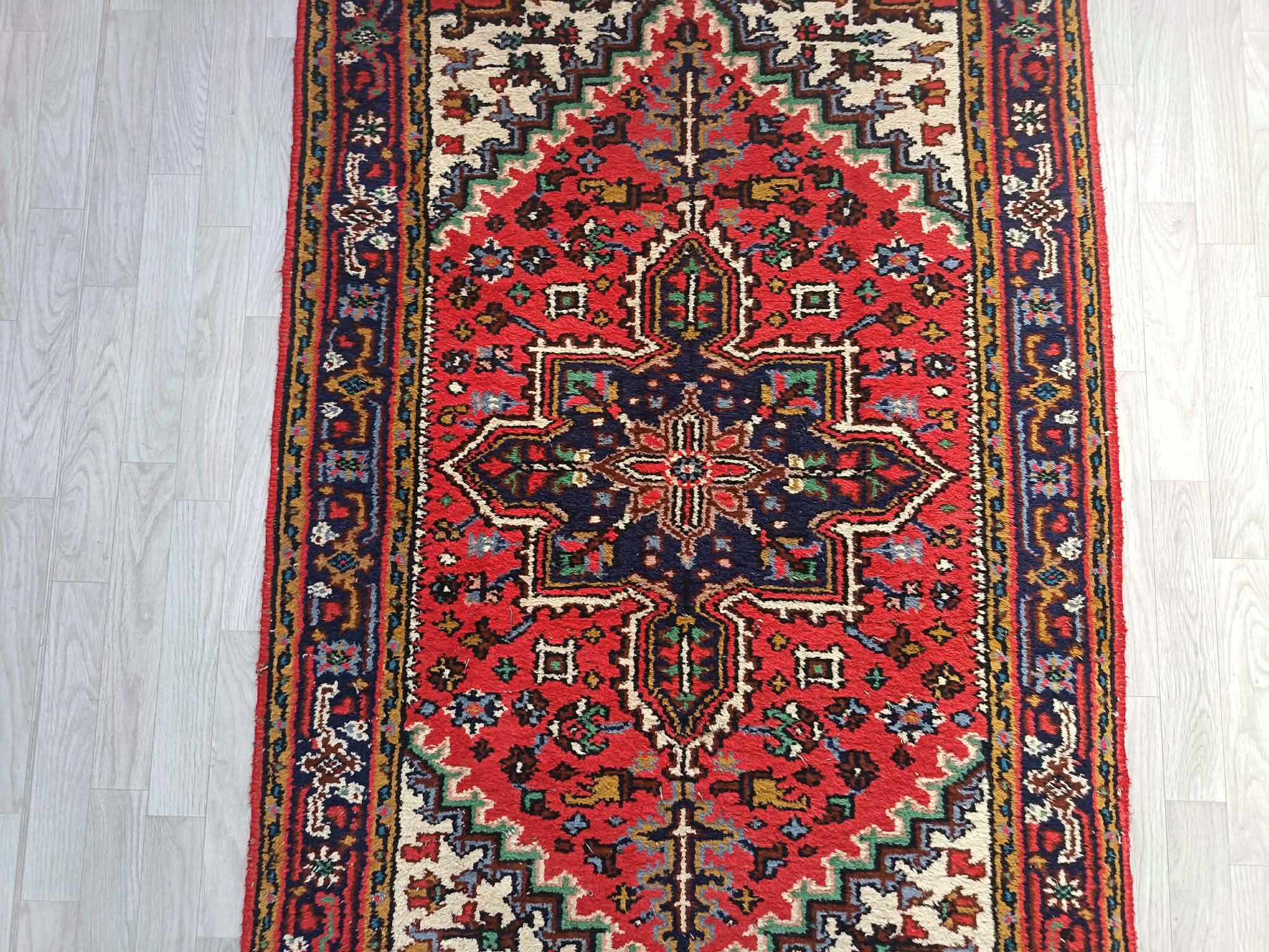 Handmade Heriz Persian carpet