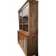 Armoire, vaisselier vitré vintage en bois