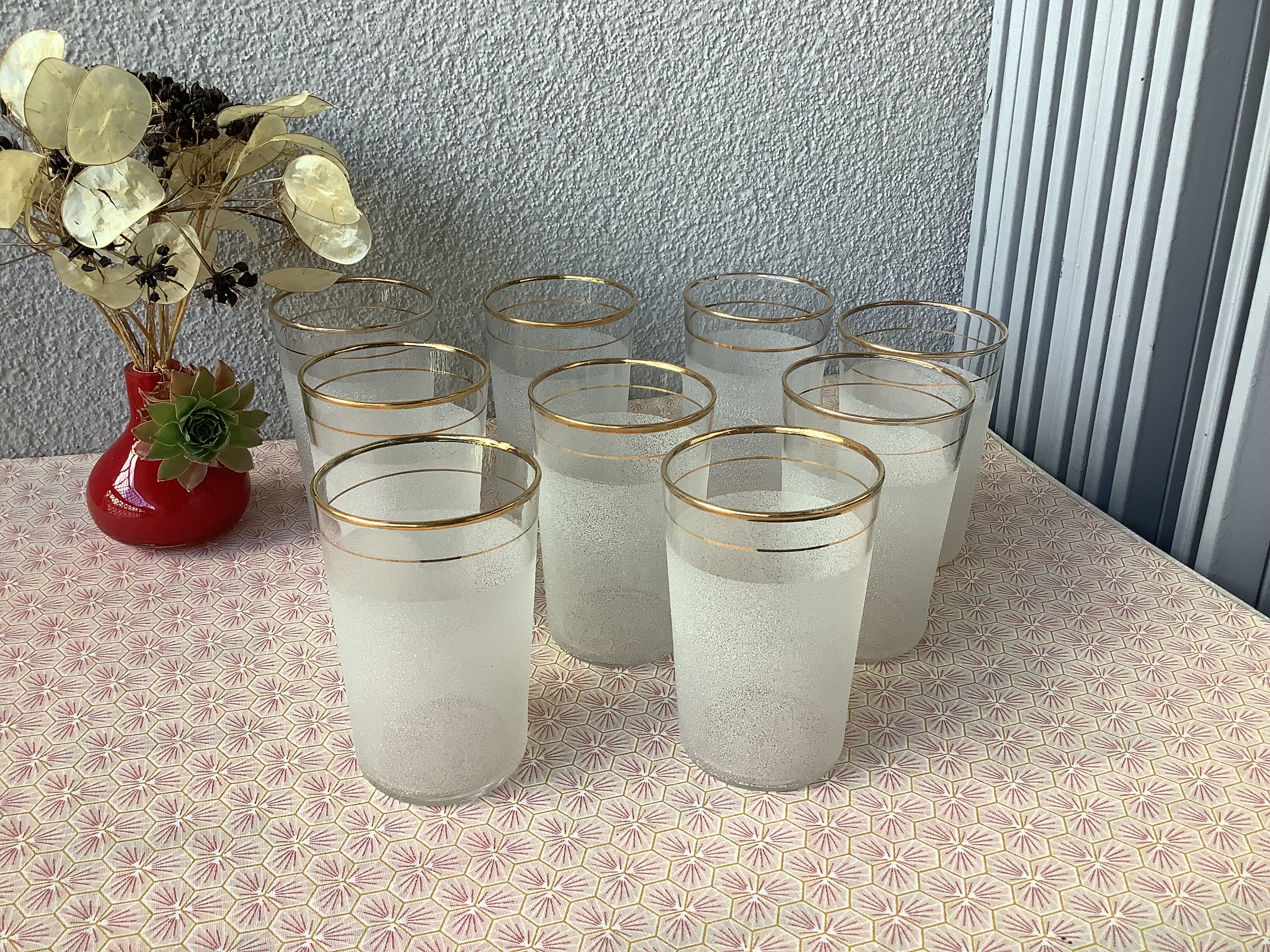 Vintage granite glasses 40'/50'