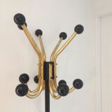 Door coats black/brass