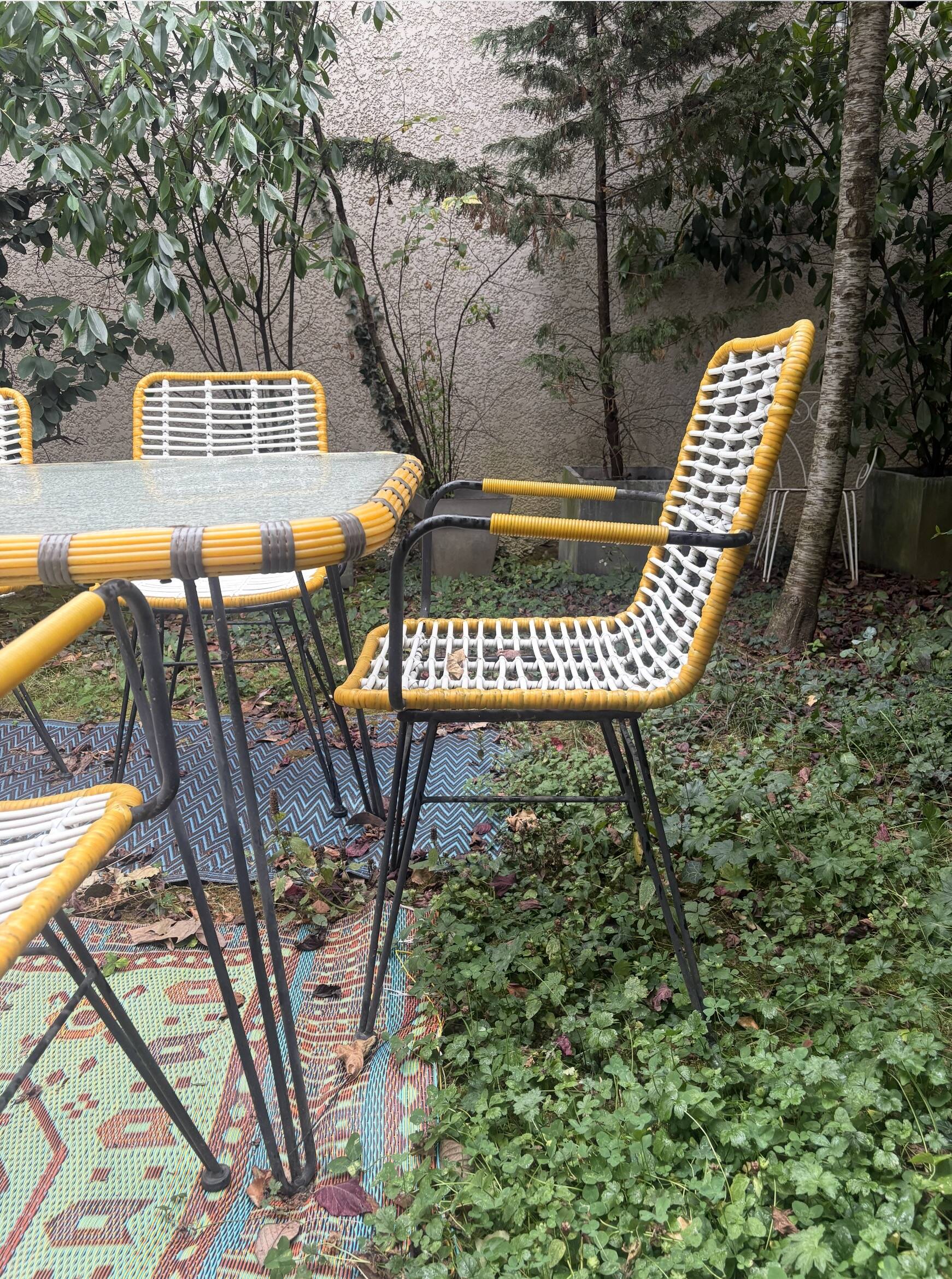 Table jardin avec  6 chaises