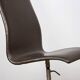4 office chairs, in leather and aluminum, Oxford model by Arne Jacobsen.