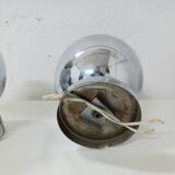 Pair of walllamps 70s chrome