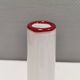 Slim mouth-blown vase from Danish holmegaard glassworks, estimated 1980s.