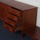 Grande enfilade vintage en bois des années 1960