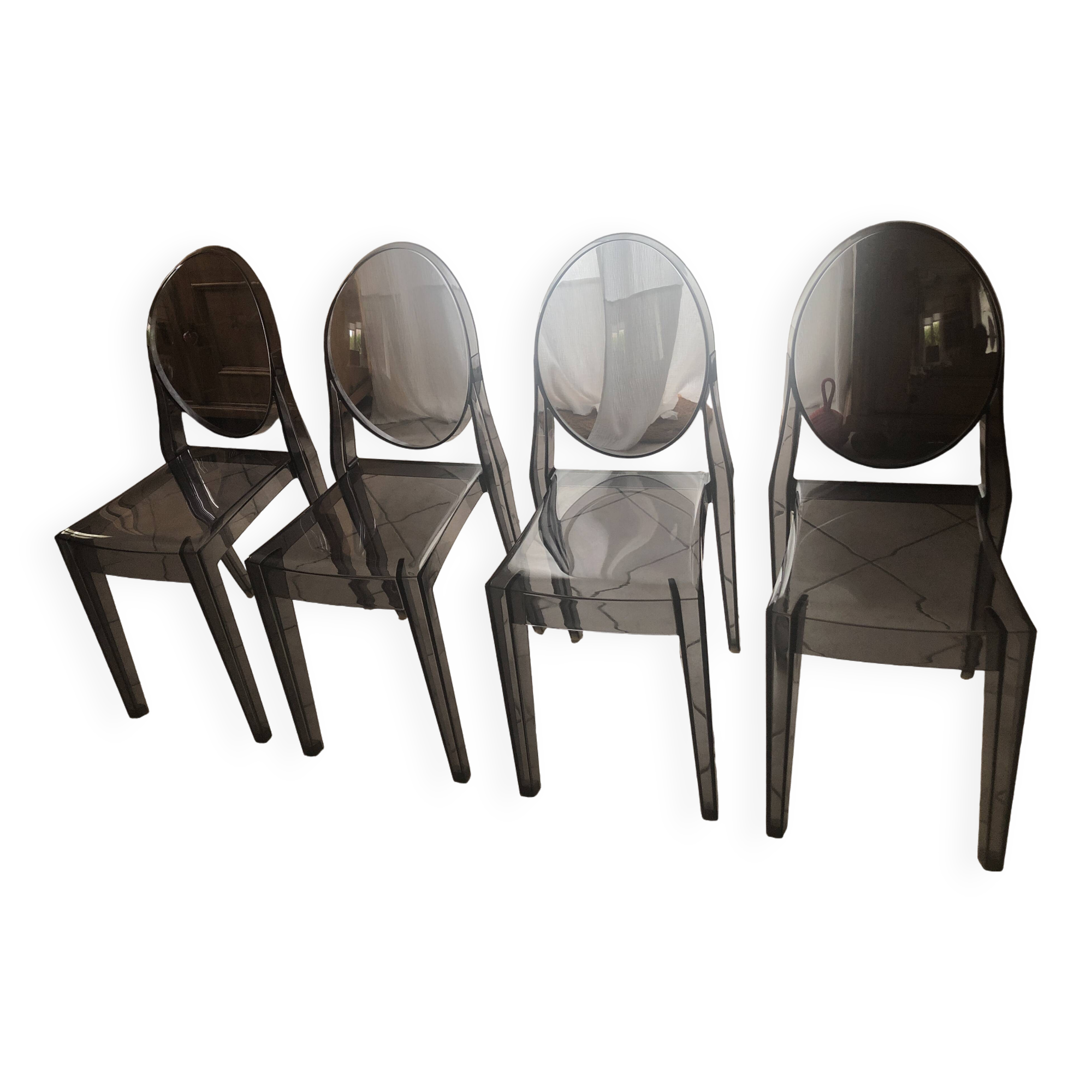 Set of Kartell chairs