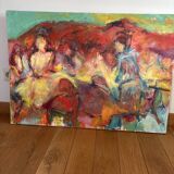 Oil painting on canvas by Virginie Motti Lefevre 2006