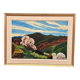 Original Swedish Oil on Panel – “Mountain Landscape” by John B. Hinna