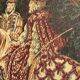 18th century woven wall tapestry 210 x 140 cm
