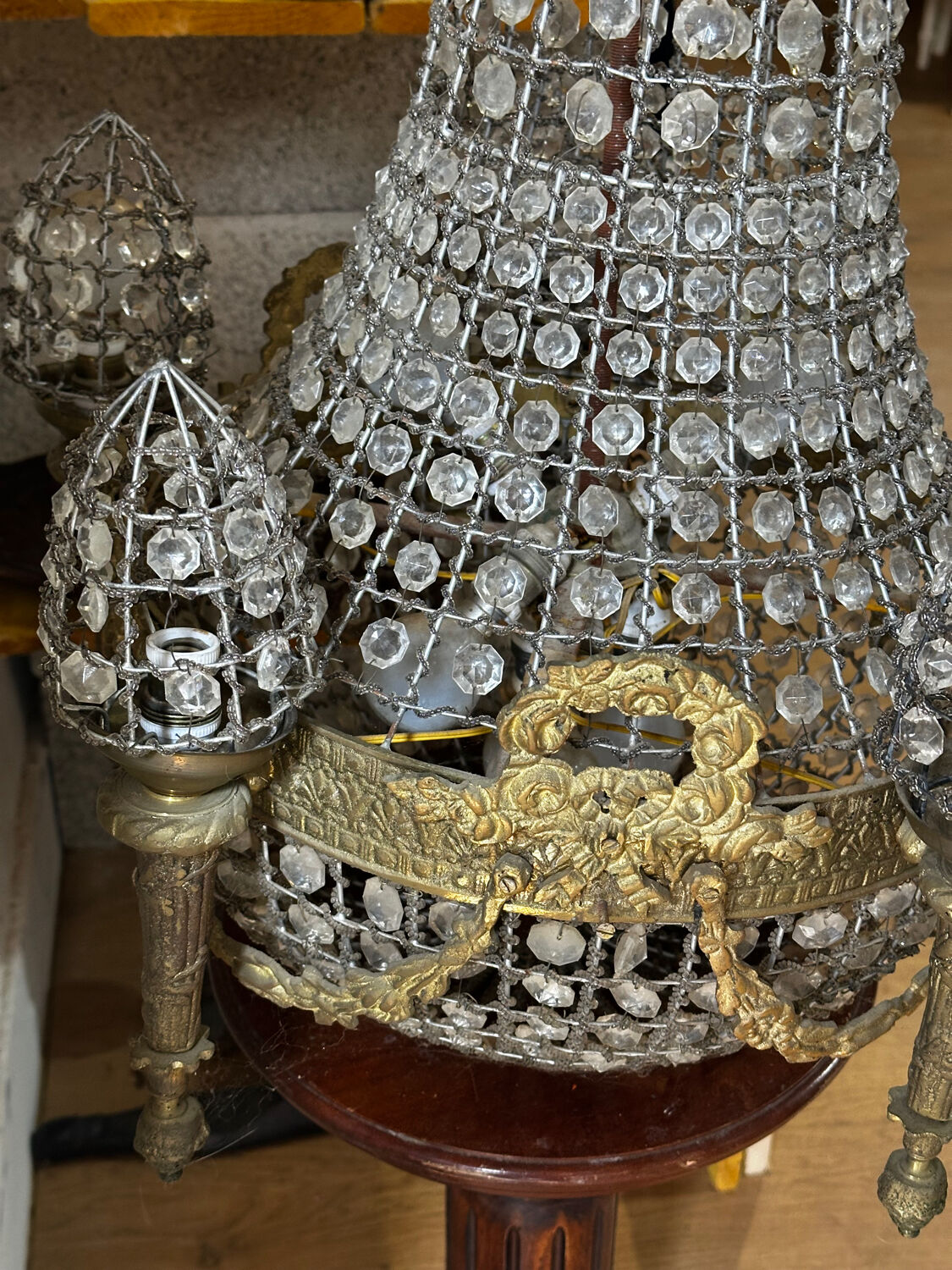 Chandelier Hot Air Balloon Style Louis XVI - 19th century