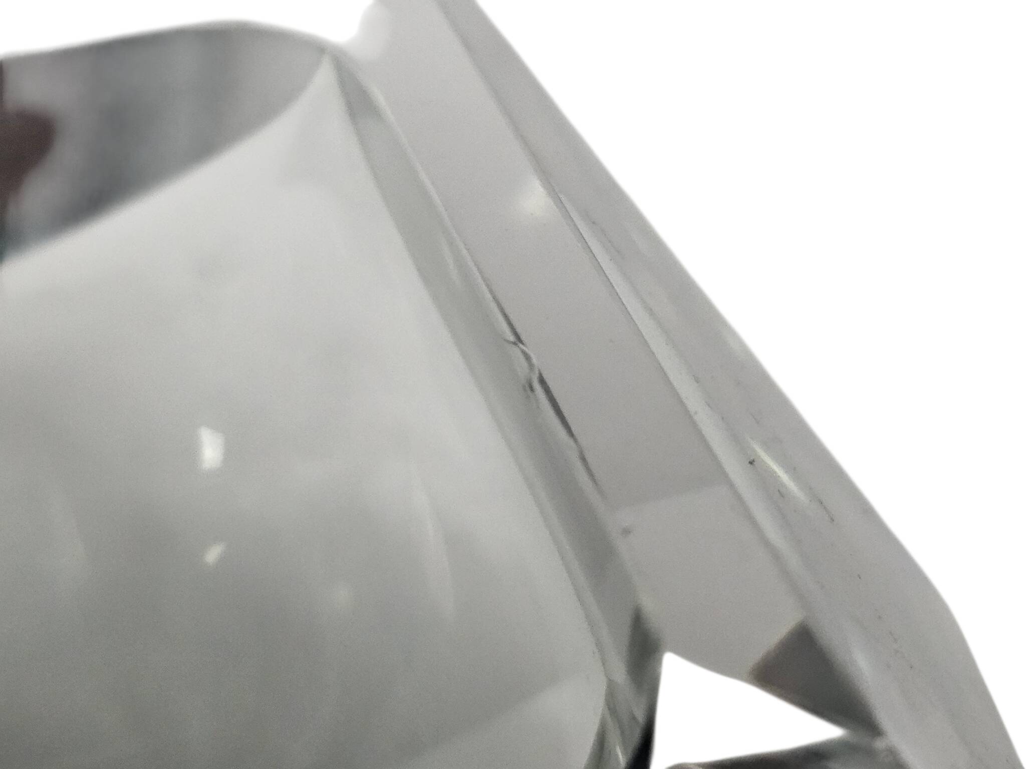 Murano - Flavio Poli - Seguso - Sommerso - Ashtray - clear glass - grey