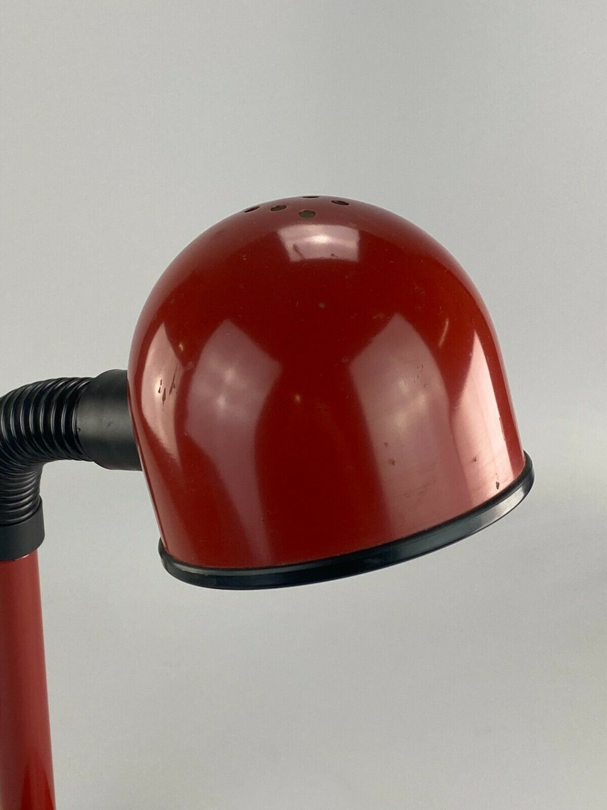 60s 70s Ball Lamp Lamp Light Red Table Lamp Space Age Design 60s 70s