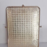 Golden barber mirror