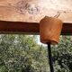 Suspension scandinave teck et opaline 1960