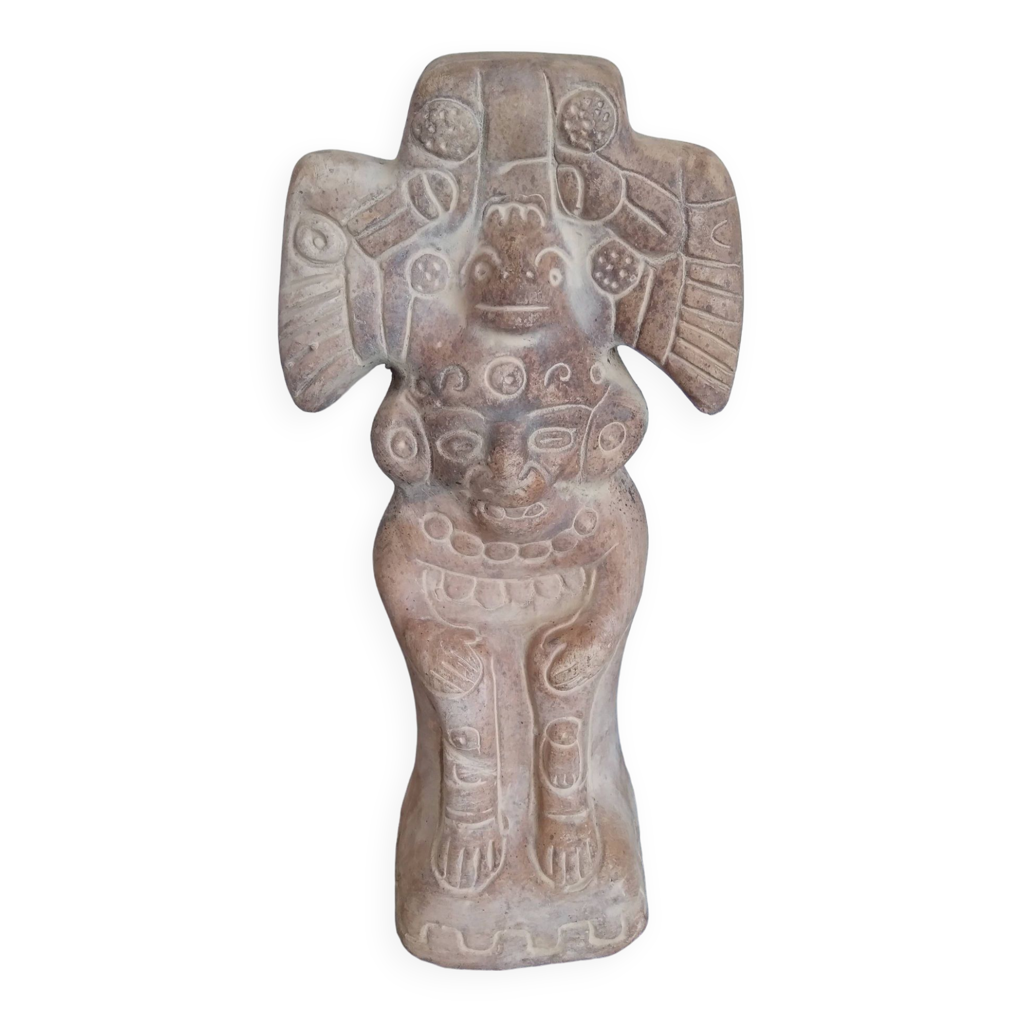 Mayan Aztec Statue Pre-Columbian Style Mexico