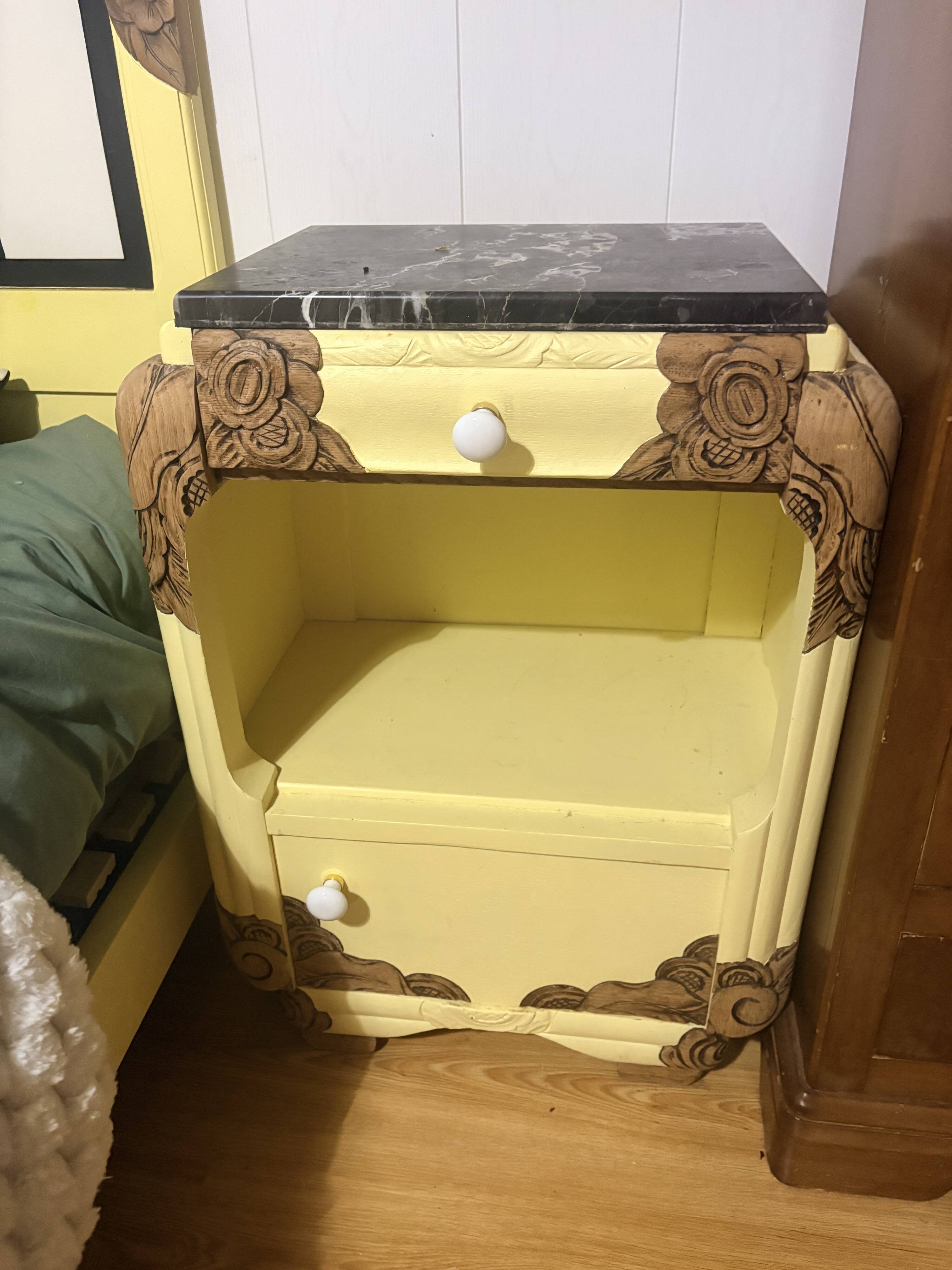 Bedside table from the 1930s-1940s.