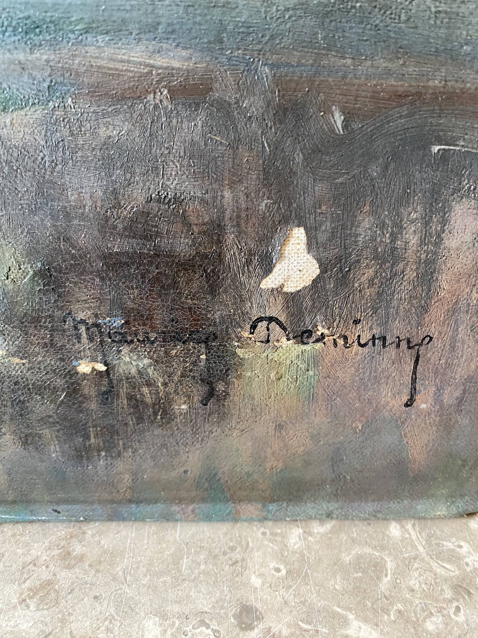 Still life signed Maurice Deminne