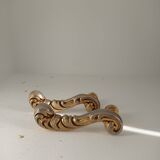 Gold door handles