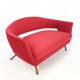 Mid Century Italian Sofa by Lenzi Nello 1954