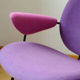302 ARMCHAIR, HW GISPEN for Kembo, Midcentury shape with bright Memphis colors! 1 of 2