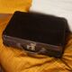 Brown vintage suitcase