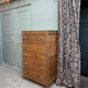 Large Art Deco oak chest of drawers (renovated)