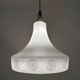 Scandinavian opaline chandelier from the 60s