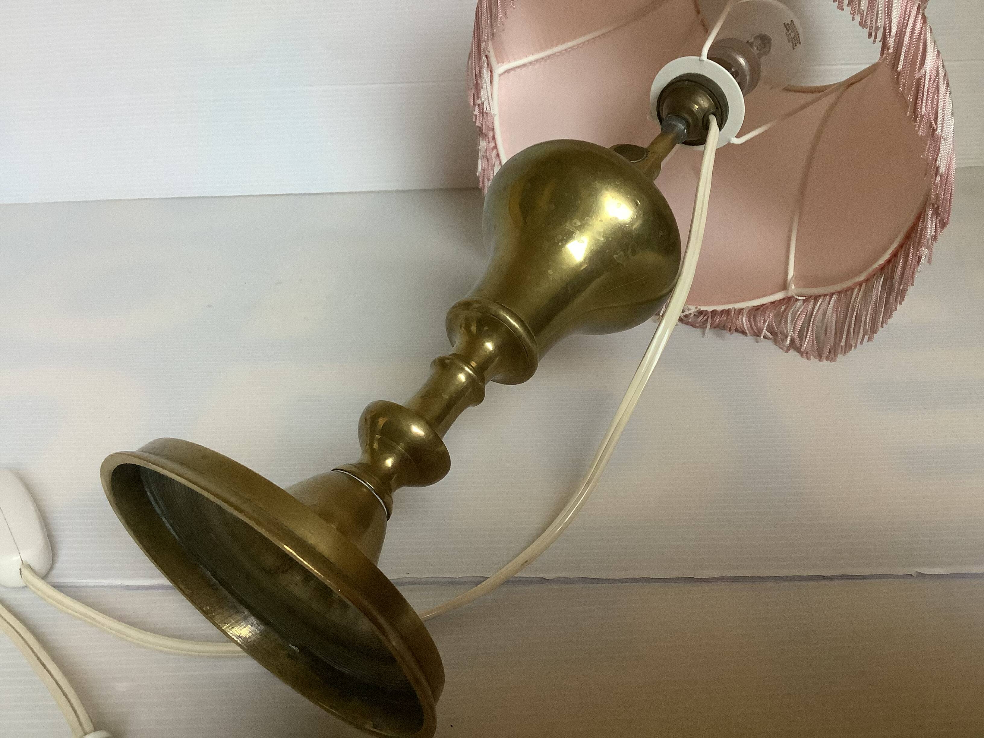 Old brass lamp