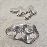 Aluminum sculpture by Paul Oudet for Claude de Muzac