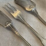 Set of christofle cutlery, Model Chinon pointed tip