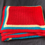 Wool patchwork plaid