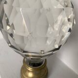 19th century crystal and bronze staircase ball