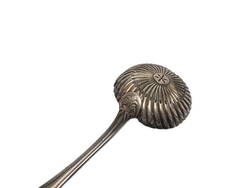 Biedermeier marinated tomato spoon, France, 1900s