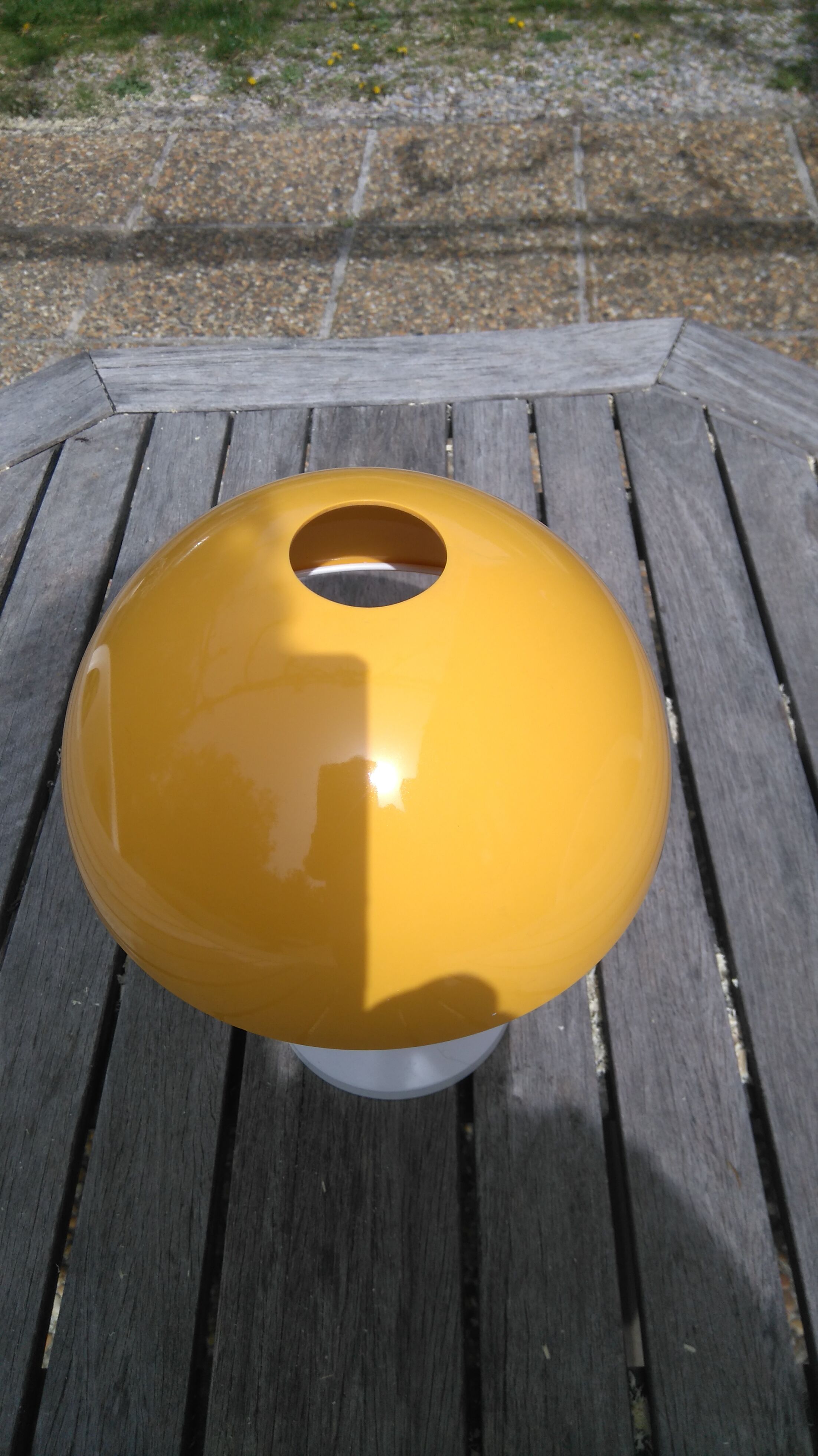 Vintage mushroom lamp