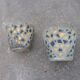 Pair of cement basins and tiles from the 50s