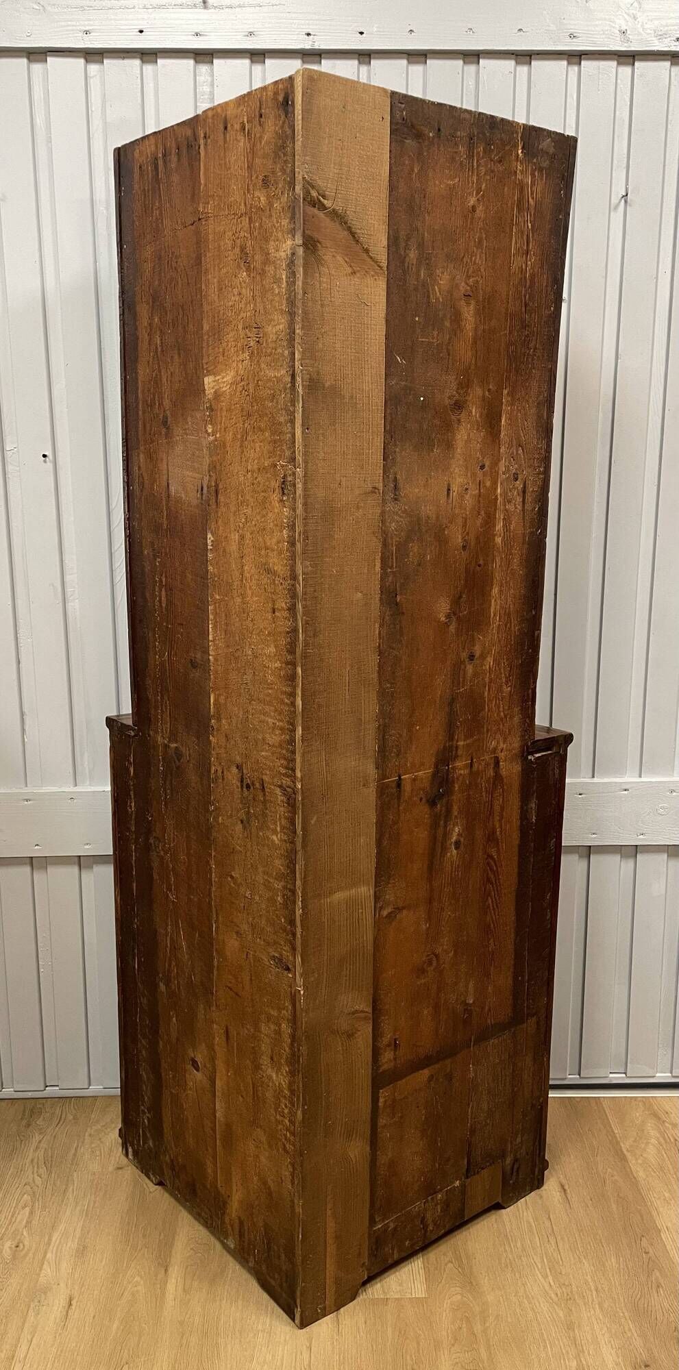 Double Body Corner Cabinet in Walnut from the end of the 19th century