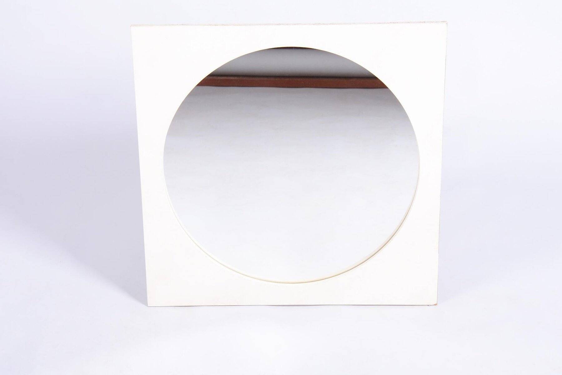 Mid-Century Czech Wall Mirror with Wooden Frame, 1970s