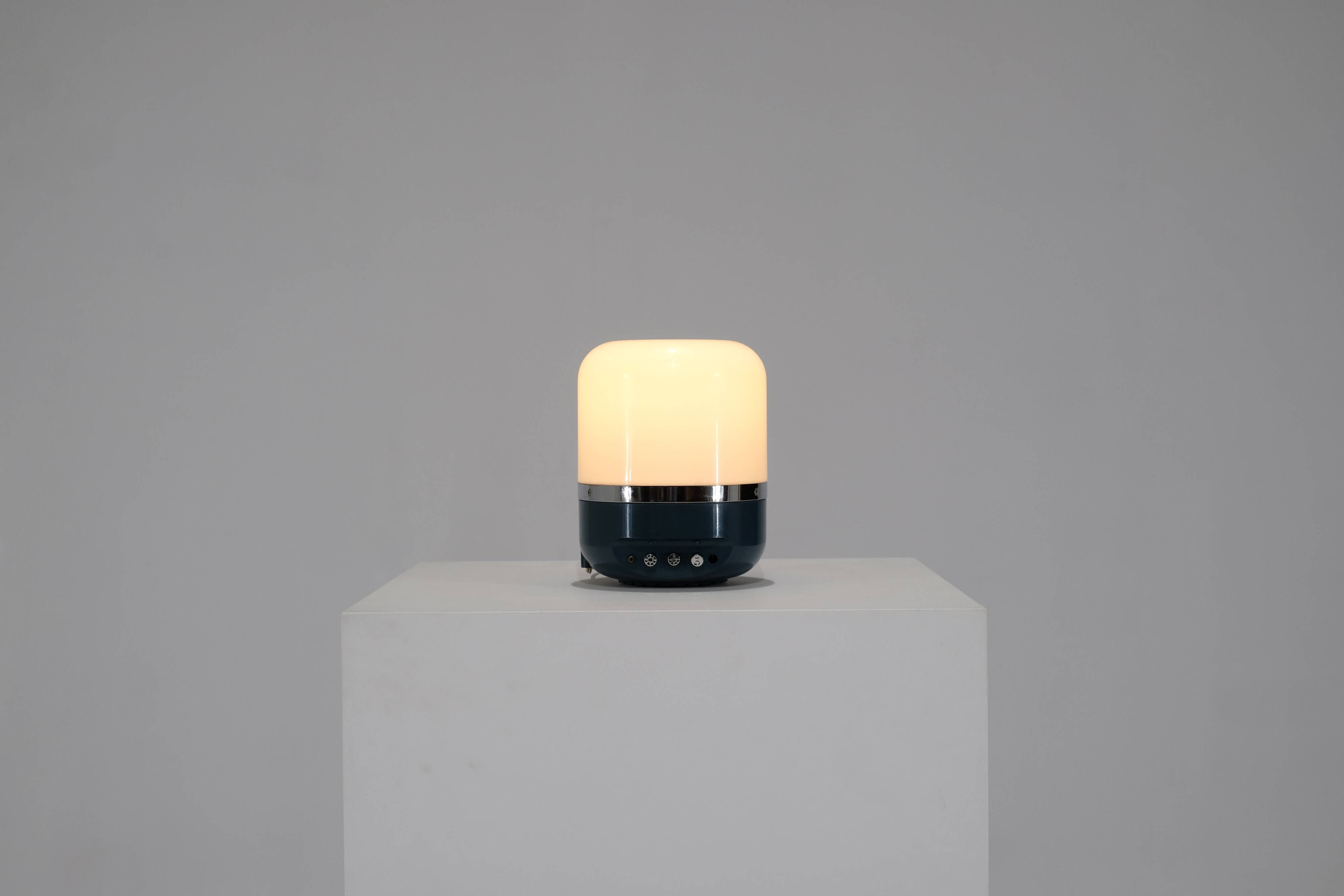 Radio lamp designed by Adriano Rampoldi for Europhon, Italy, 1970s.