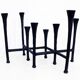 Scandinavian black metal candlestick